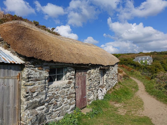 Fishermans Hut along the Cudden point coastal path